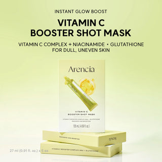 Arencia Vitamin C Booster Shot Mask – Pack de 5 Masques