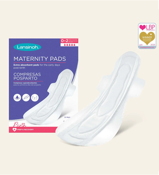 LANSINOH Maternity Pads 0-2 pour les premièrs semaines après la naissance 10PC - Serviettes De Maternité