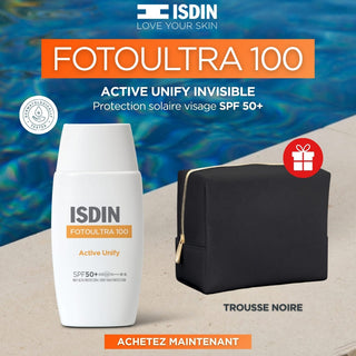 ISDIN FOTO ULTRA 100 ACTIVE UNIFY 50ML = TROUSSE NOIR OFFERTE