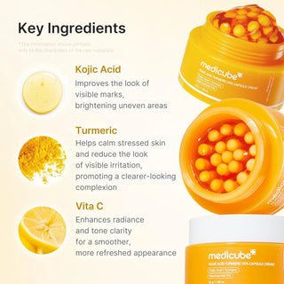 MEDICUBE KOJIC ACID TURMERIC VITA CAPSULE CREME 53G