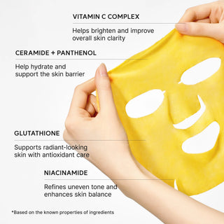 Arencia Vitamin C Booster Shot Mask – Pack de 5 Masques