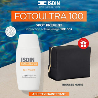 ISDIN FOTO ULTRA 100 SPOT PREVENT FUSION FLUID SPF50 = TROUSSE NOIRE OFFERTE