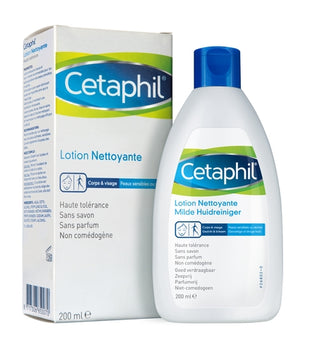 CETAPHIL LOTION NETTOYANTE VISAGE/CORPS PEAU SENSIBLE 200 ML