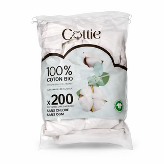 Cottie Pads 100% coton BIO | 200 u