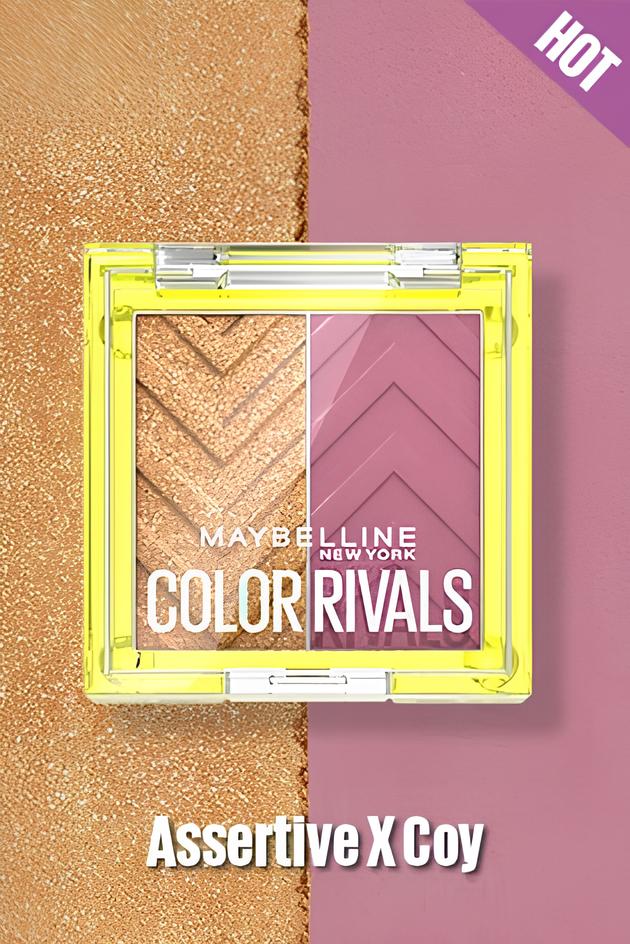 Maybelline Color Rivals Assertive X Coy Duo de palettes d'ombres à paupières
