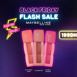 MAYBELLINE NEW YORK SUPERSTAY TEDDY TINT BLUSH À LÈVRES – PACK DE 3 TEINTES CHAUDES 10,15,45
