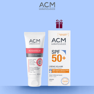 ACM Rosakalm Crème Anti-Rougeurs 40 ml = Crème Solaire SPF50+ 40 ml Offerte