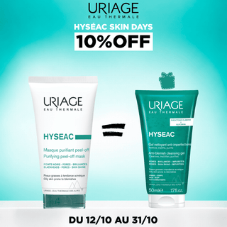 Uriage Hyséac Masque Purifiant Peel-Off Doux 50 ml = Hyséac Gel Nettoyant 50 ml Offert