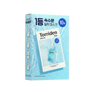 TORRIDEN DIVE IN LOW MOLECULAR HYALURONIC ACID MASK PACK DE 10