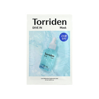 TORRIDEN DIVE IN LOW MOLECULAR HYALURONIC ACID MASK PACK DE 10