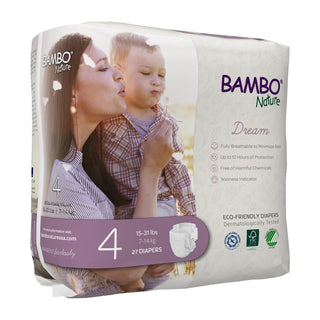 Bambo Nature Dream Diapers size 4 (7-14 kg / 15-31 lbs), 27 pcs