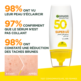 Garnier Super UV Invisible Serum Sunscreen SPF 50 PA++++ UVA/B = Roller OFFERT