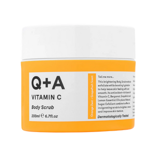 Q+A Vitamin C Body Scrub 200 ml – Gommage Corps Éclat à la Vitamine C