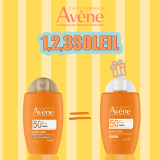 Avène Ultra Fluid Perfecteur SPF50 Blue Light 50ml = Avène Ultra Fluid Invisible SPF50 Offert