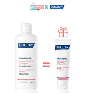 Ducray Anaphase+ Shampooing Antichute & Croissance 400ml = 100ml Offert