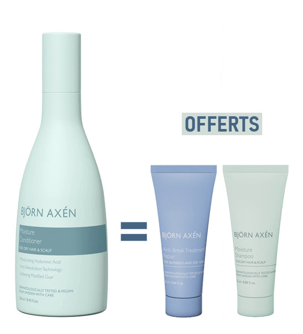Björn Axen Moisture Conditioner 250 ml = Moisture Shampoo 25 ML + Anti Break Treatment 25 ML