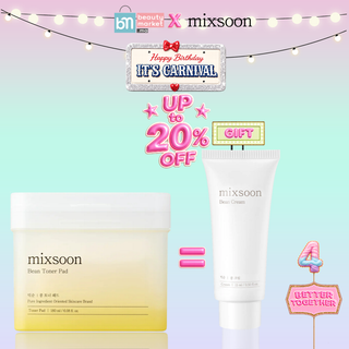 Mixsoon Bean Toner Pad 280ml (70 Pads) = Bean Cream 15ml Offerte