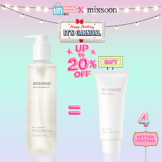 Mixsoon Bean Cleansing Oil 195ml = Bean Cream 15ml Offerte