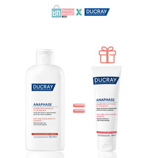 Ducray Anaphase+ Shampooing complément antichute 200 ml=Ducray Anaphase+ Shampooing antichute et croissance 100 ml offert