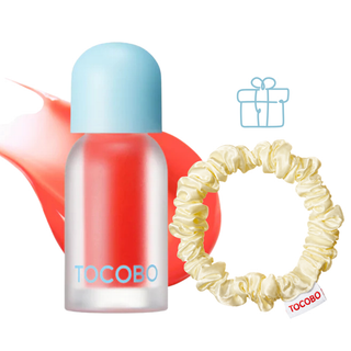 TOCOBO Juicy Berry Plumping Lip Oil 15 Coral Soda = Hair scrunch offert
