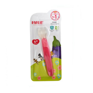 Farlin Cuillère en Silicone BF-239 – Cuillère Bébé pour la Diversification Alimentaire
