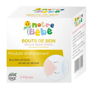 Notre bébé 2 Bouts de Seins standards allaiter sans douleur