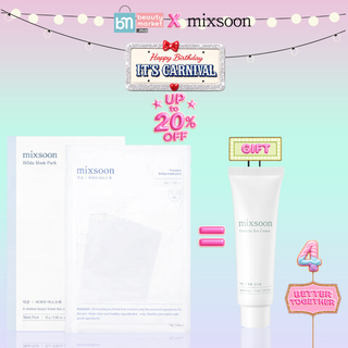 Mixsoon Bifida Mask Pack 25g (5 Masques) = Centella Sun Cream 5ml Offerte