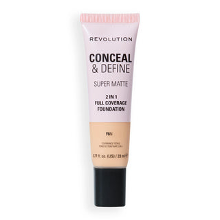 Revolution Conceal and Define Full Cover Tube Foundation F6N