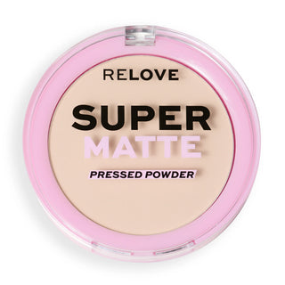 RELOVE SUPER MATTE PRESSED POWDER TRANSLUCENT
