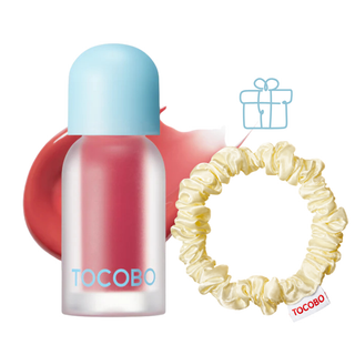 TOCOBO Juicy Berry Plumping Lip Oil  18 Cozy Pink = Hair scrunch offert