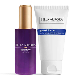 BELLA AURORA Coffret Serum Splendor Illum Nuit = Gel Exfoliant 100ml Anti taches