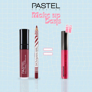 Pastel Pack Daylong Lipcolor Kissproof + Show By Pastel Lip liner = Gloss Cherry