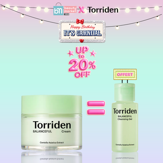 Torriden Balanceful Cica Cream 80ml = Cleansing Gel 30ml Offert