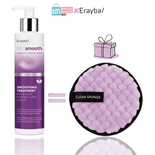 Erayba BIO Smooth Smoothing Treatment 1000 ml = Makeup Remover Pad Offert