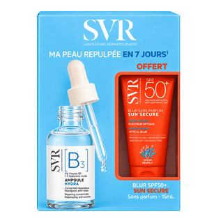 SVR Pack [B3] Ampoule Hydra 30 ml = Sun Secure Blur SPF50+ 15 ml offert