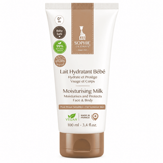 Sophie La Girafe Lait Hydratant Bébé 100 ml soin hydratant peau délicate parapharmacie Maroc