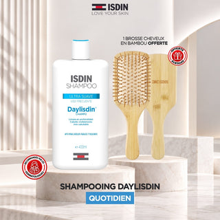 ISDIN SHAMPOOING ULTRA GENTLE DAYLISDIN 400ML = BROSSE OFFERTE