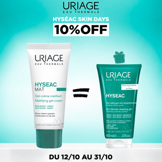 Uriage Hyséac Mat' Soin Matifiant 40 ml = Hyséac Gel Nettoyant 50 ml Offert