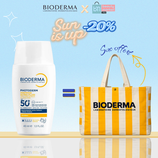 Bioderma Photoderm XDefense Ultra Fluide SPF50+ Invisible 40ml = Tote Bag Offert