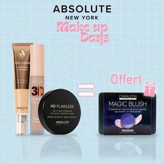 ABSOLUTE NEW YORK PACK CONCEALER + FULL COVERAGE = MAGIC BLUSH BLUE OFFERT