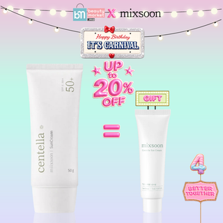Mixsoon Centella Sun Cream 50g=mixsoon centella sun cream 5ml offert