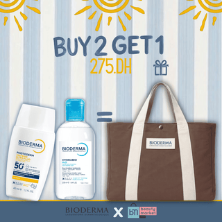 Bioderma Photoderm XDefense Invisible SPF50+ + Hydrabio H2O 250ml = Tote Bag Offert