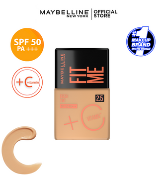 Maybelline New York - Fond de teint Fit Me Fresh Tint  SPF 50 = Micellar Vit C 100ML