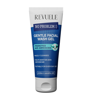 REVUELE NO PROBLEM GENTLE FACIAL WASH GEL PREBIOTICS AND AMINOACIDS, 200 ml