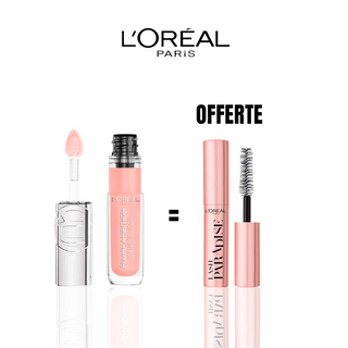 L'Oréal Paris LIP OIL PLUMP AMBITION 201 Milky Nu = Mini mascara paradise offerte