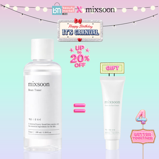 Mixsoon Bean Toner 100ml = Centella Sun Cream 5ml Offerte