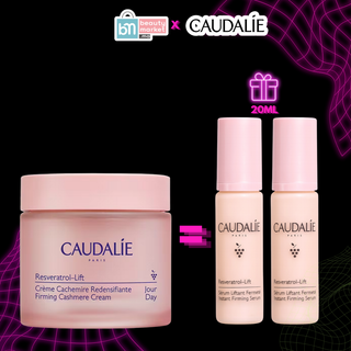 CAUDALIE RESVERATROL LIFT Crème Cachemire Redensifiante - 50 ML = 2 Sérums liftant fermeté 20ML OFFERT