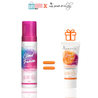 Les Secrets de Loly Cloud Fusion Mousse Capillaire Fixante 200ml = Boost Curl 30ml Offerte
