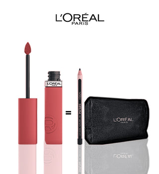 L'Oréal Paris-INFAILLIBLE MATTE RESISTANCE 230 SHOPPING SPREE = Mini khol +Trousse