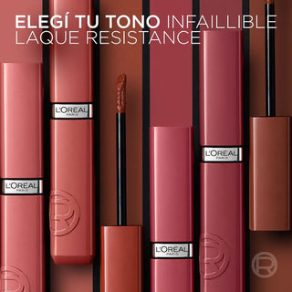 L'ORÉAL PARIS INFAILLIBLE LAQUE RESISTANCE LIQUID ROUGE À LÈVRES 625 MID BORDEAUX